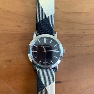 Burberry Silver Wrist Watch
